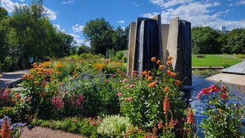 Fountain Beds in late August 2023