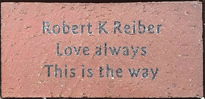 Red brick for Robert K Reiber